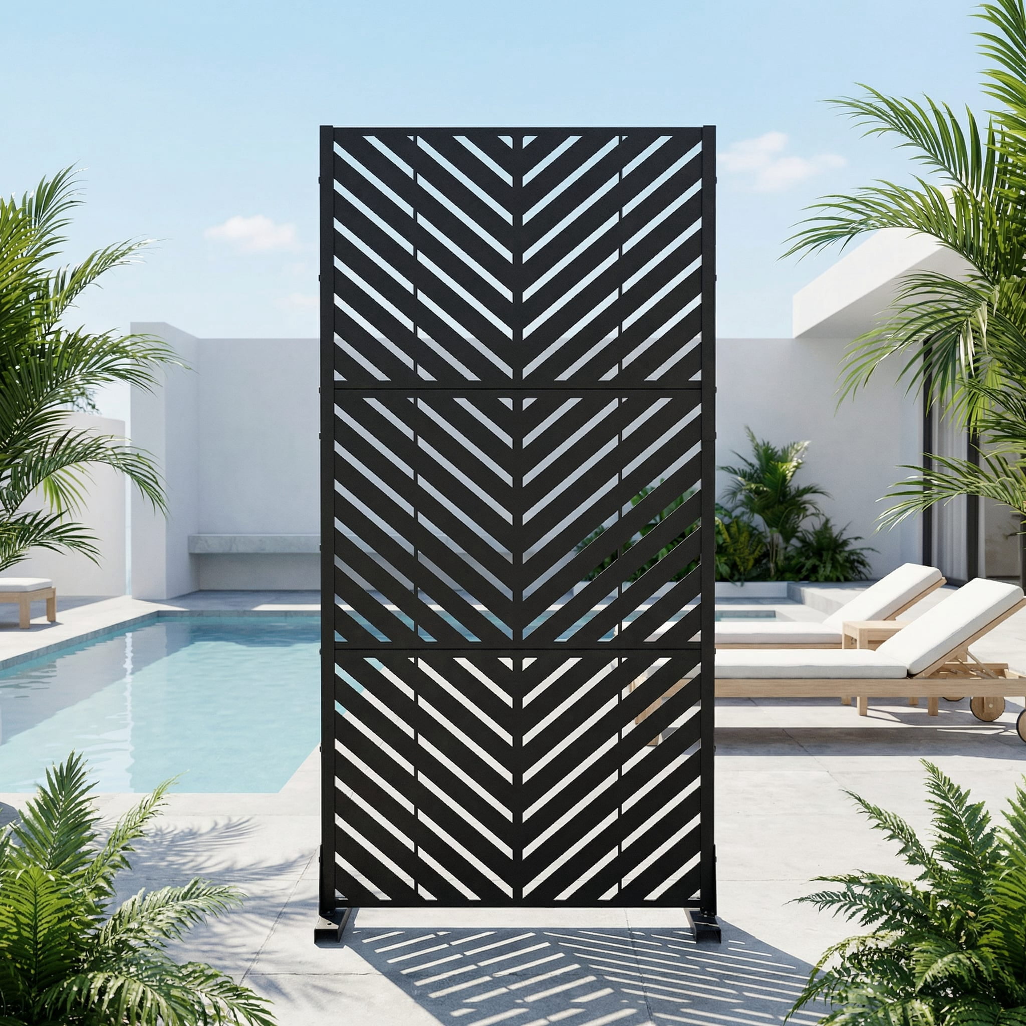Privacy Metal Screen Fence Panel