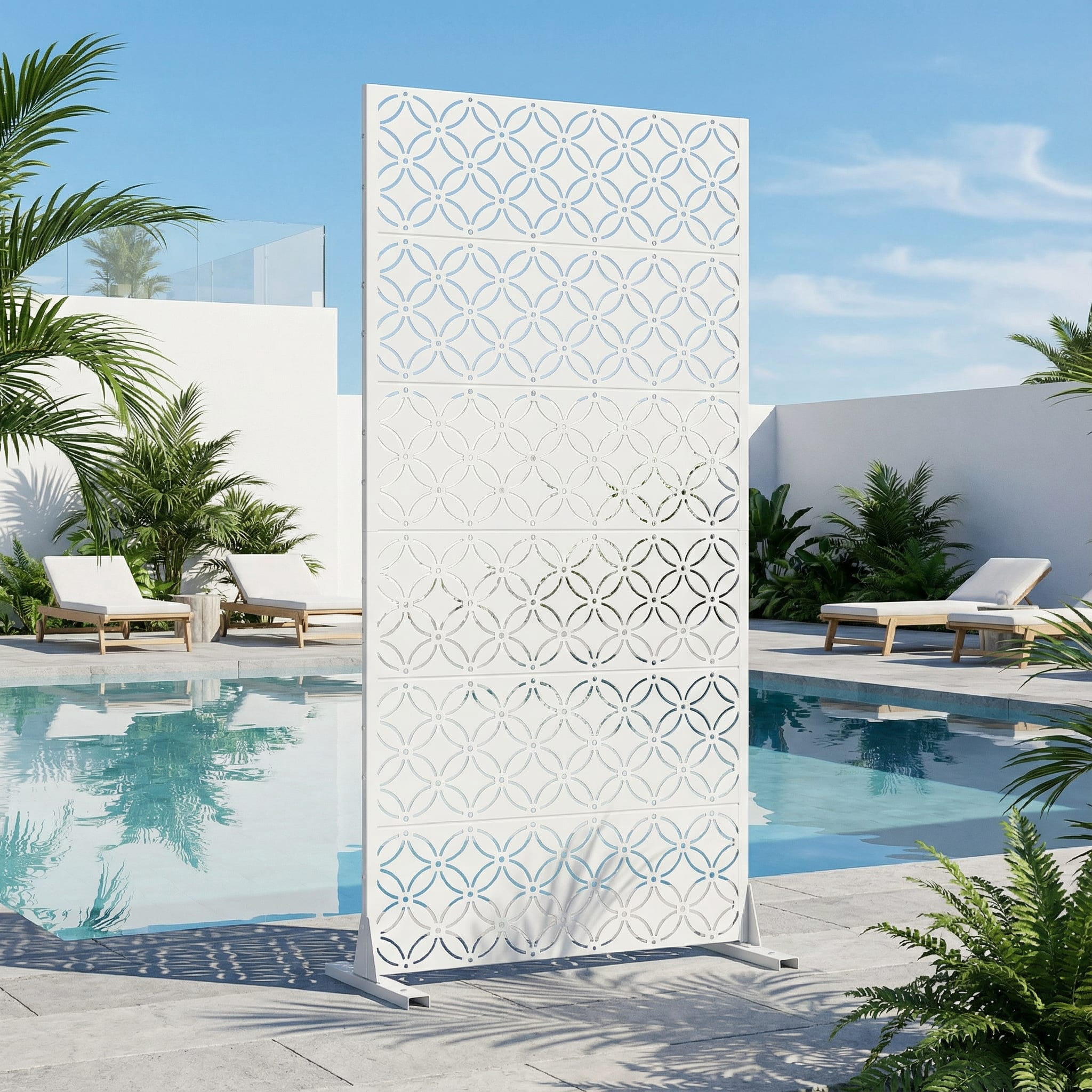 Privacy Metal Screen Fence Panel