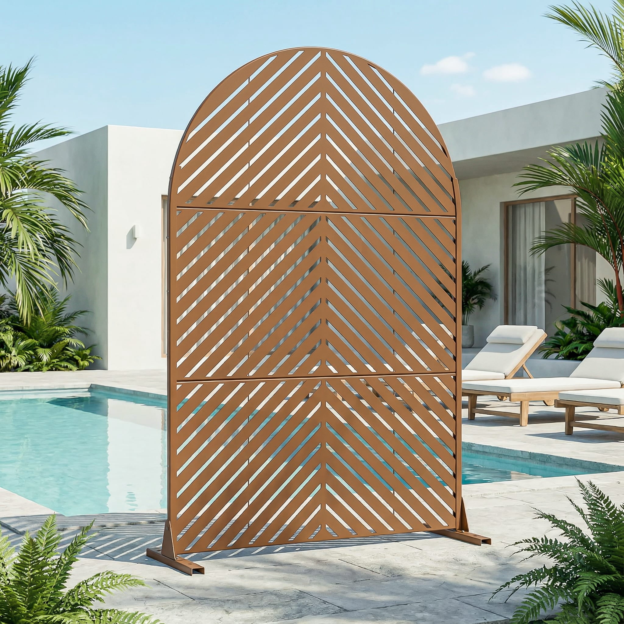 Privacy Metal Screen Fence Panel