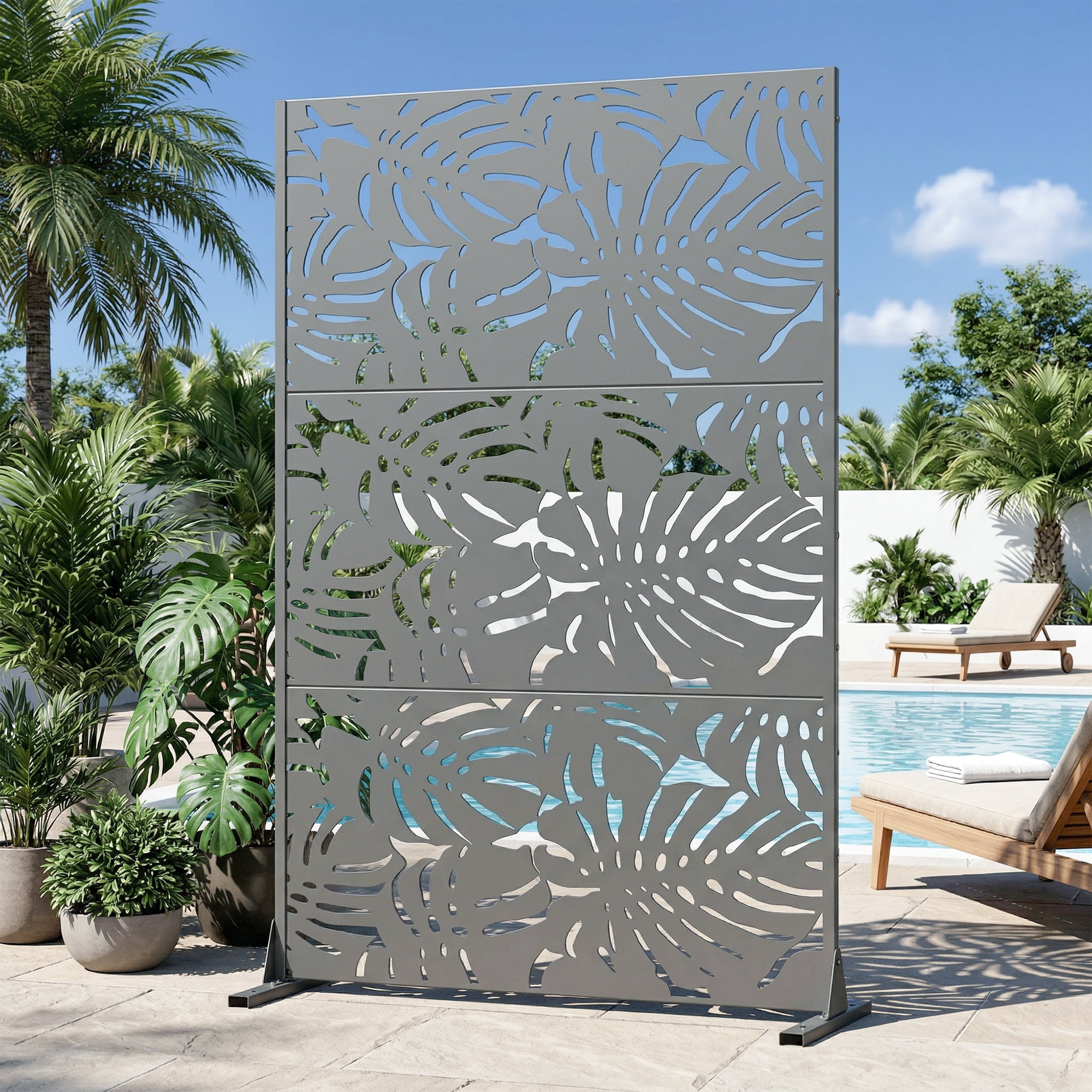 Privacy Metal Screen Fence Panel