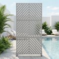 Privacy Metal Screen Fence Panel - Walmart.com