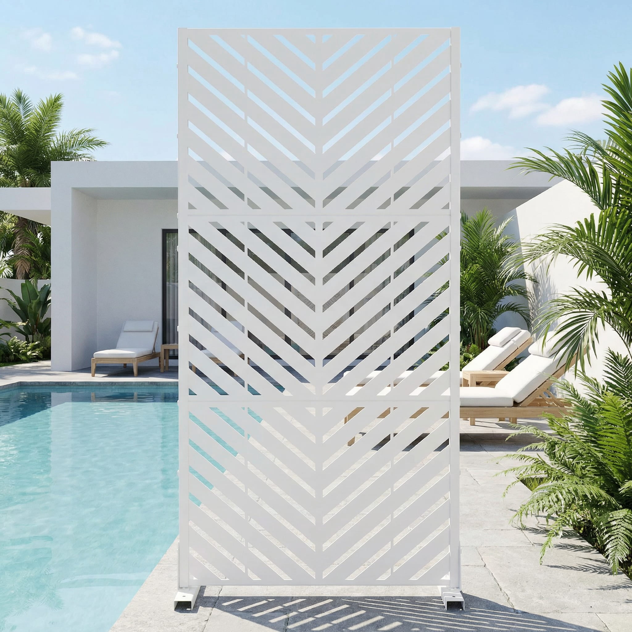 Privacy Metal Screen Fence Panel