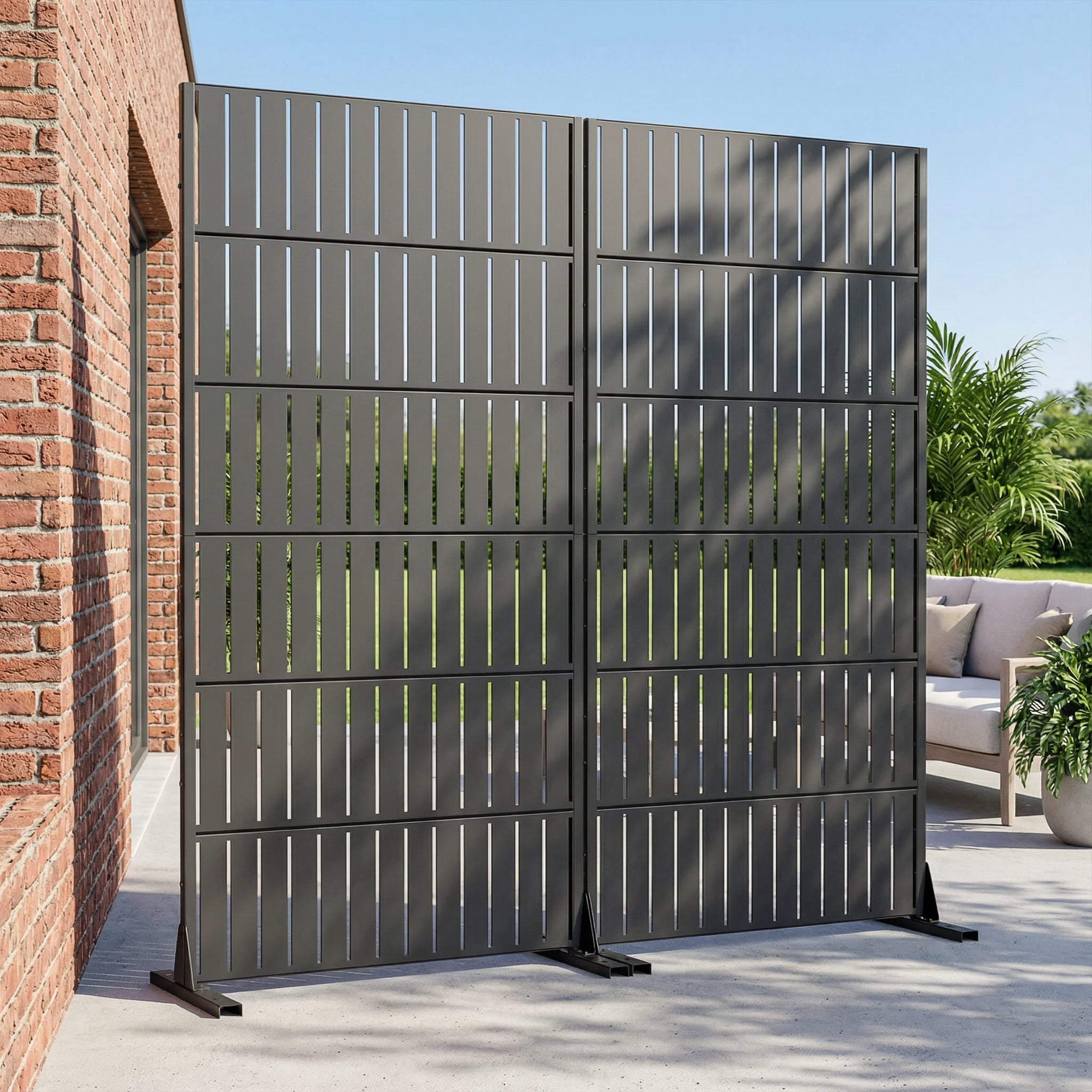 Privacy Metal Screen Fence Panel