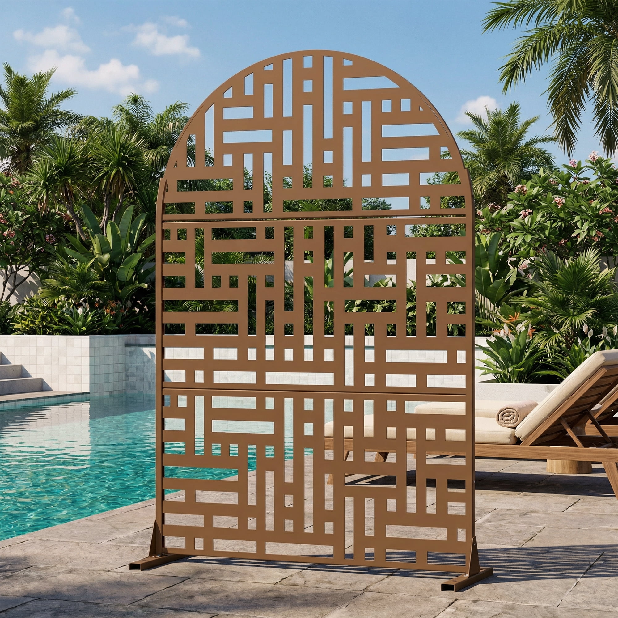 Privacy Metal Screen Fence Panel