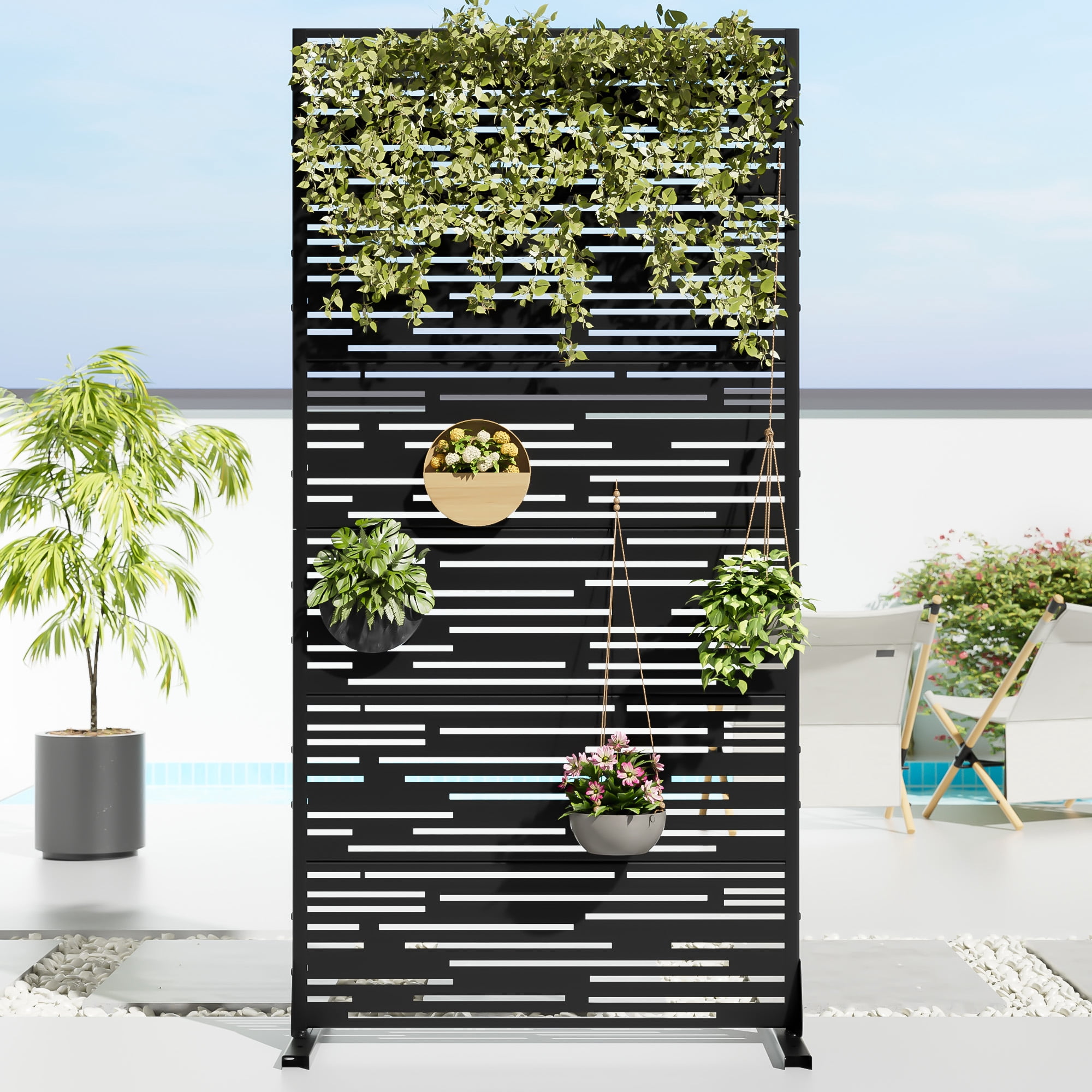 Privacy Metal Screen Fence Panel