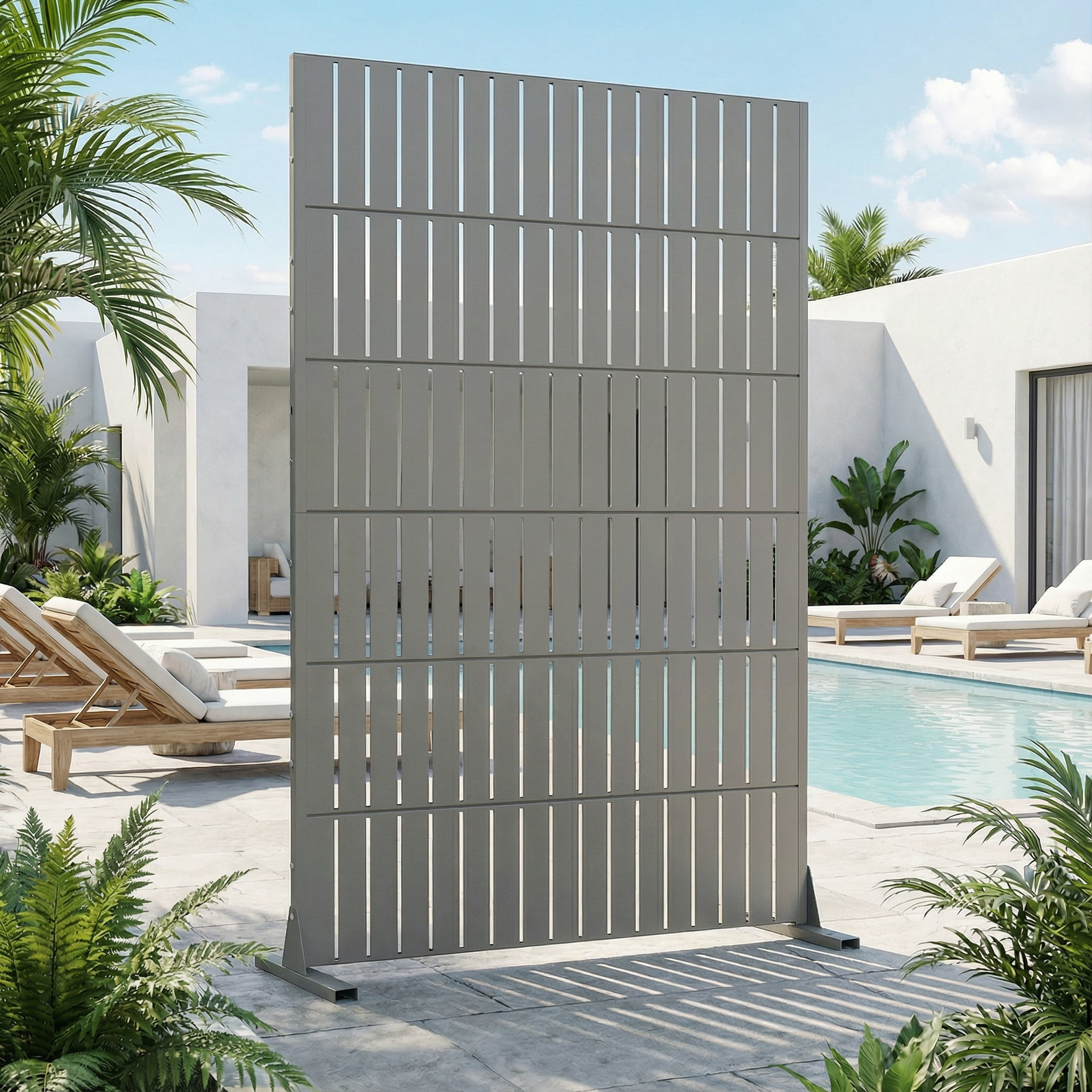 Privacy Metal Screen Fence Panel