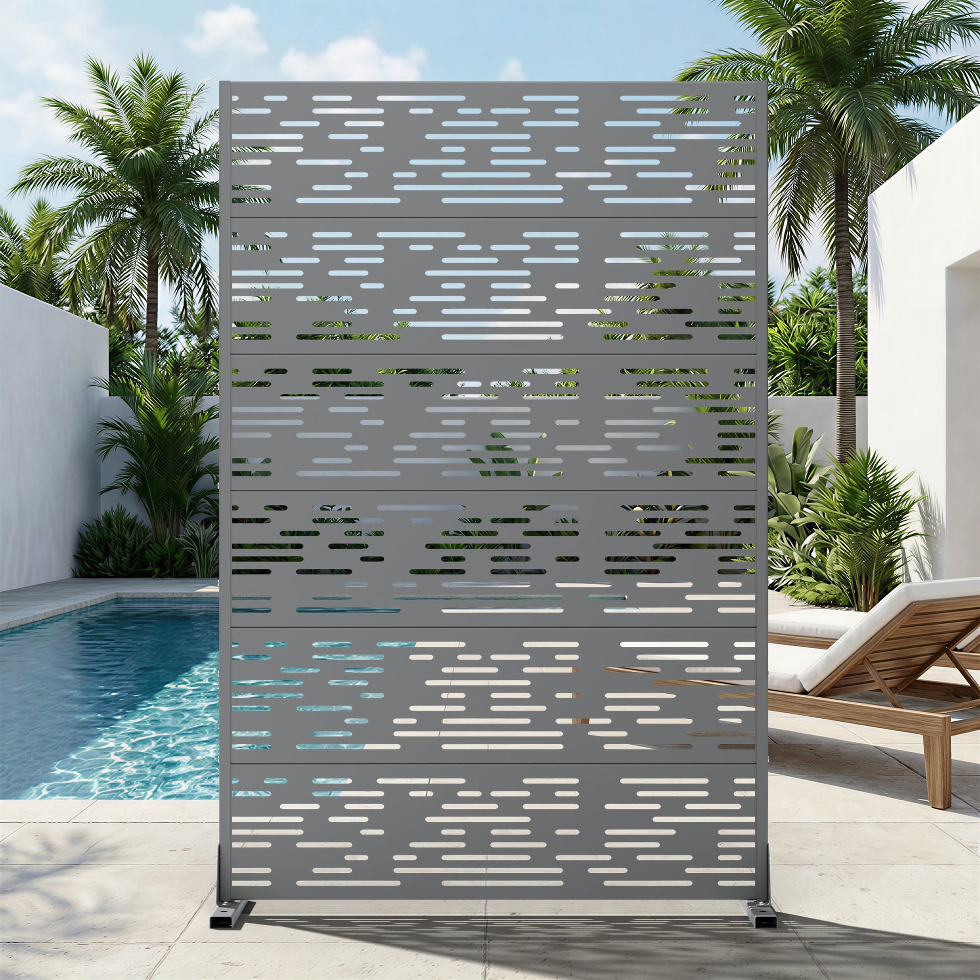 Privacy Metal Screen Fence Panel