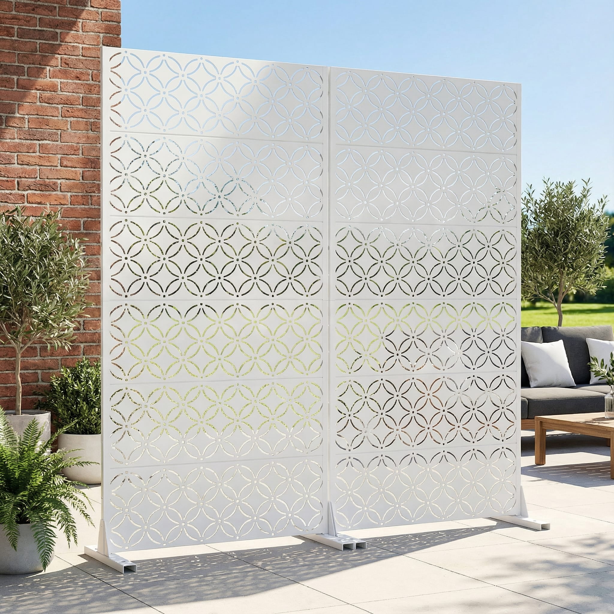 Privacy Metal Screen Fence Panel