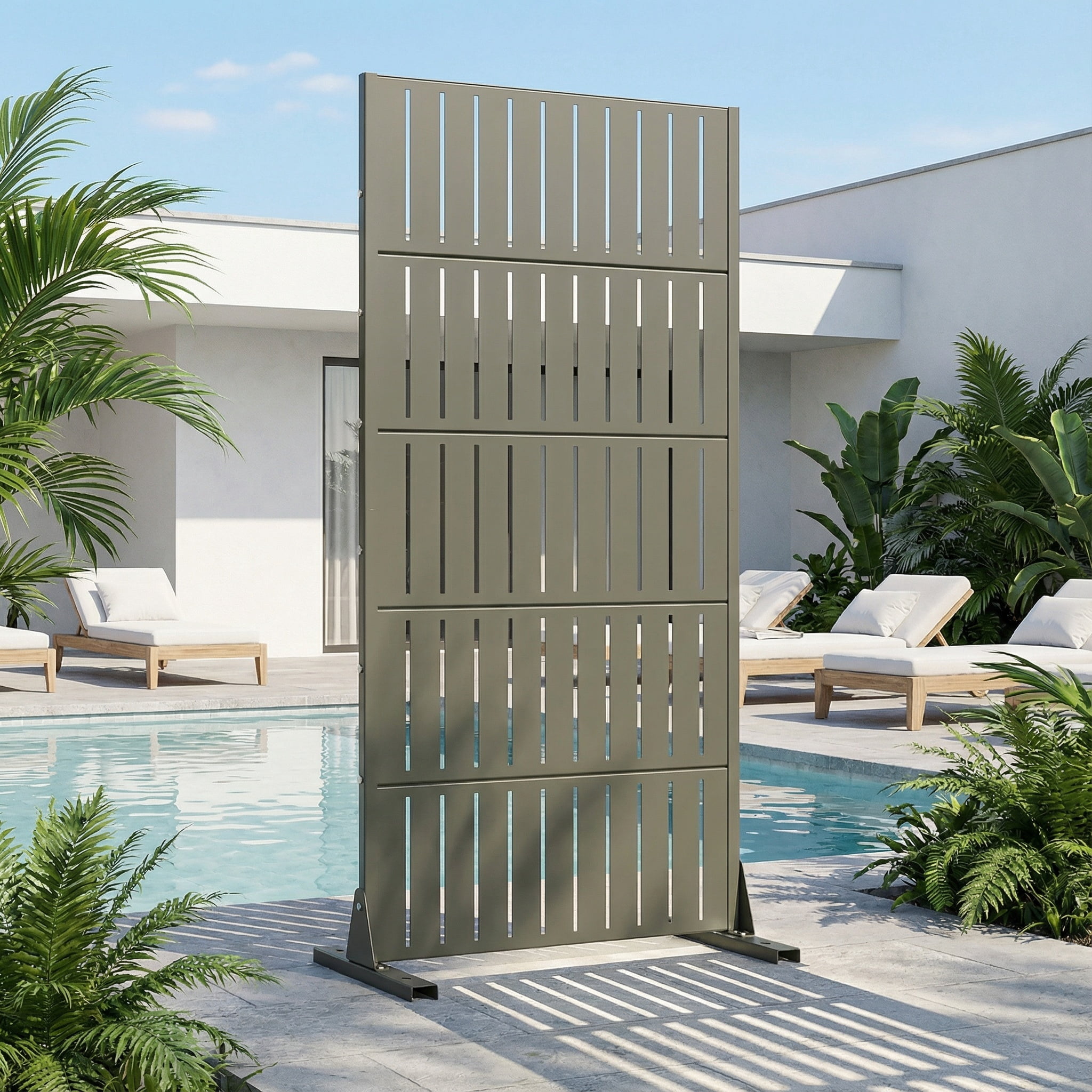 Privacy Metal Screen Fence Panel