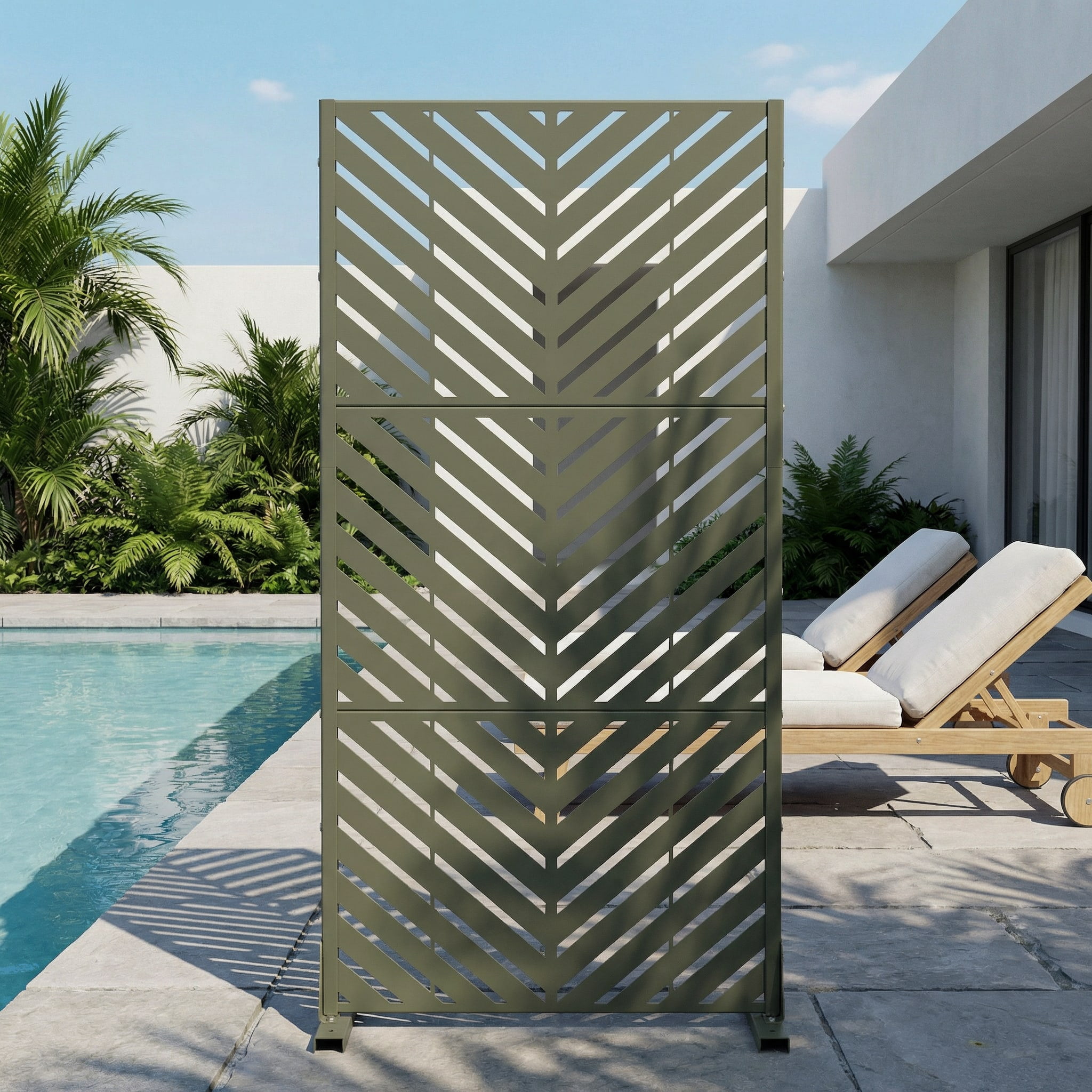 Privacy Metal Screen Fence Panel