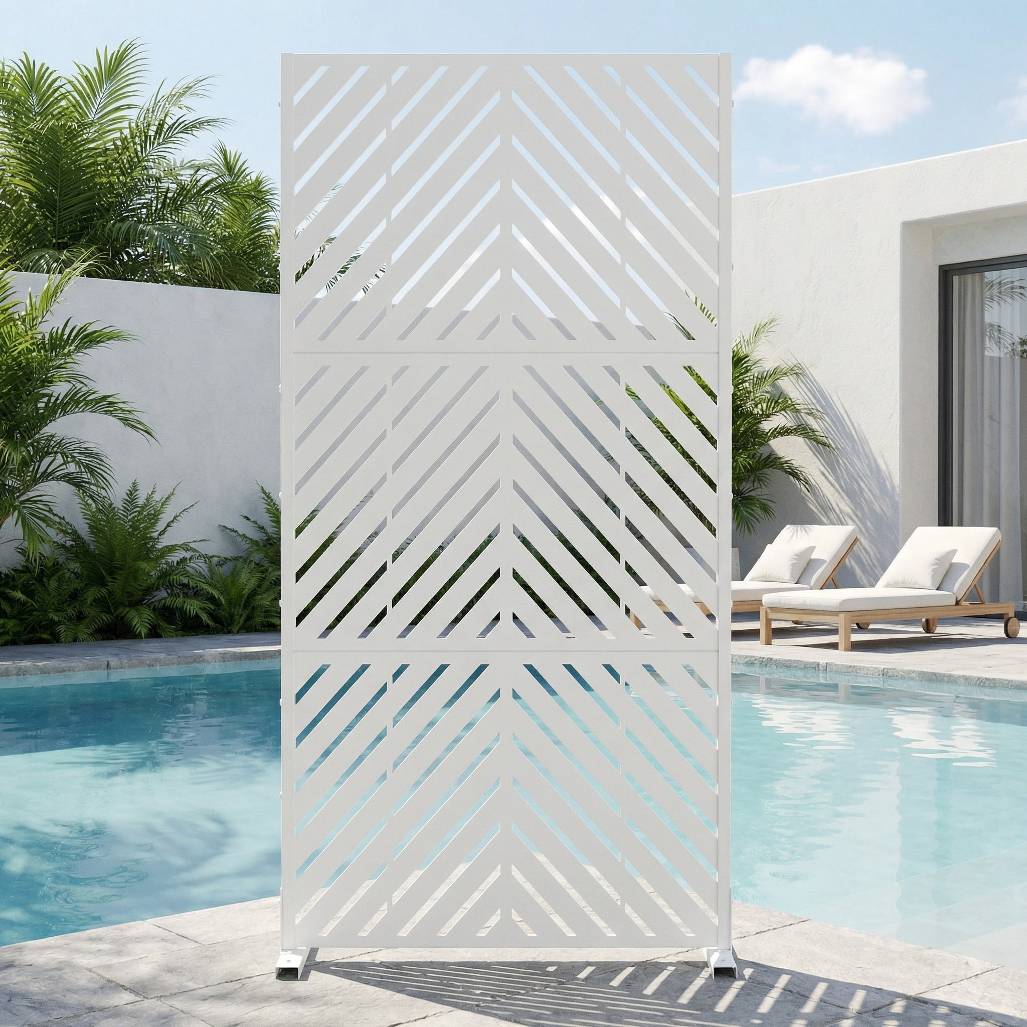 Privacy Metal Screen Fence Panel