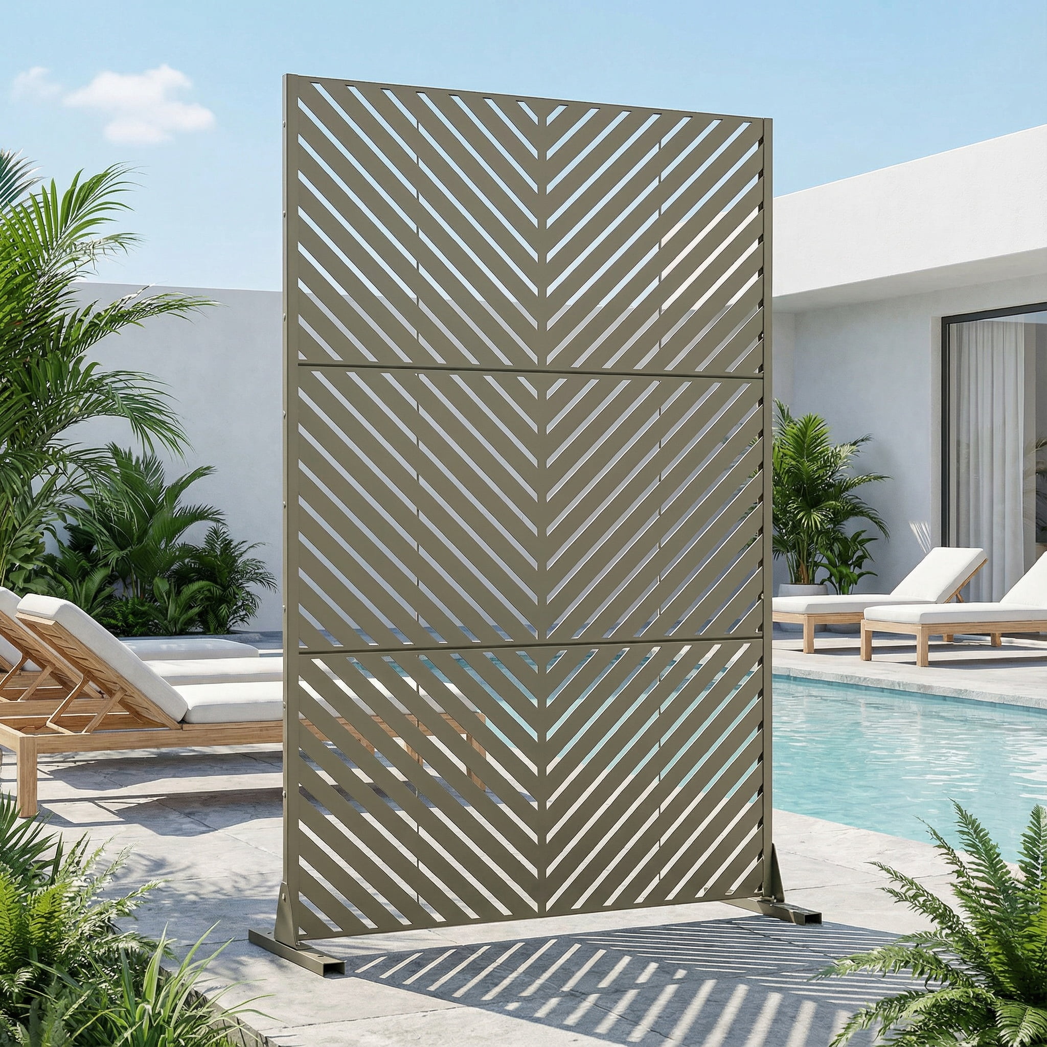 Privacy Metal Screen Fence Panel