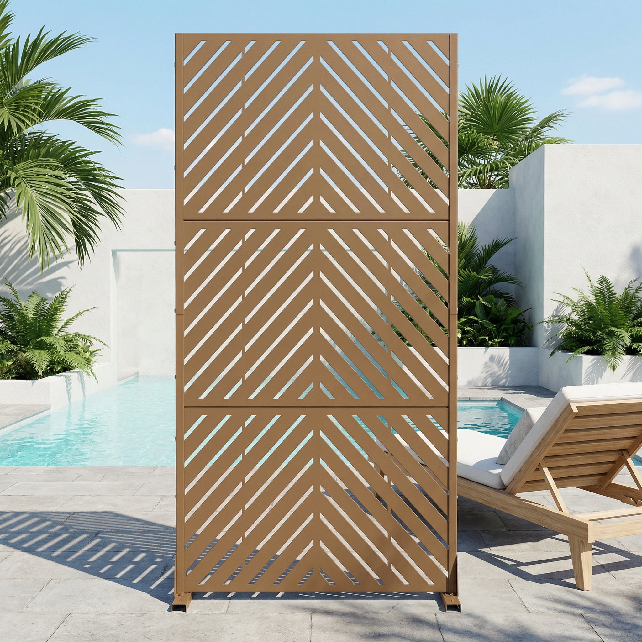 Privacy Metal Screen Fence Panel