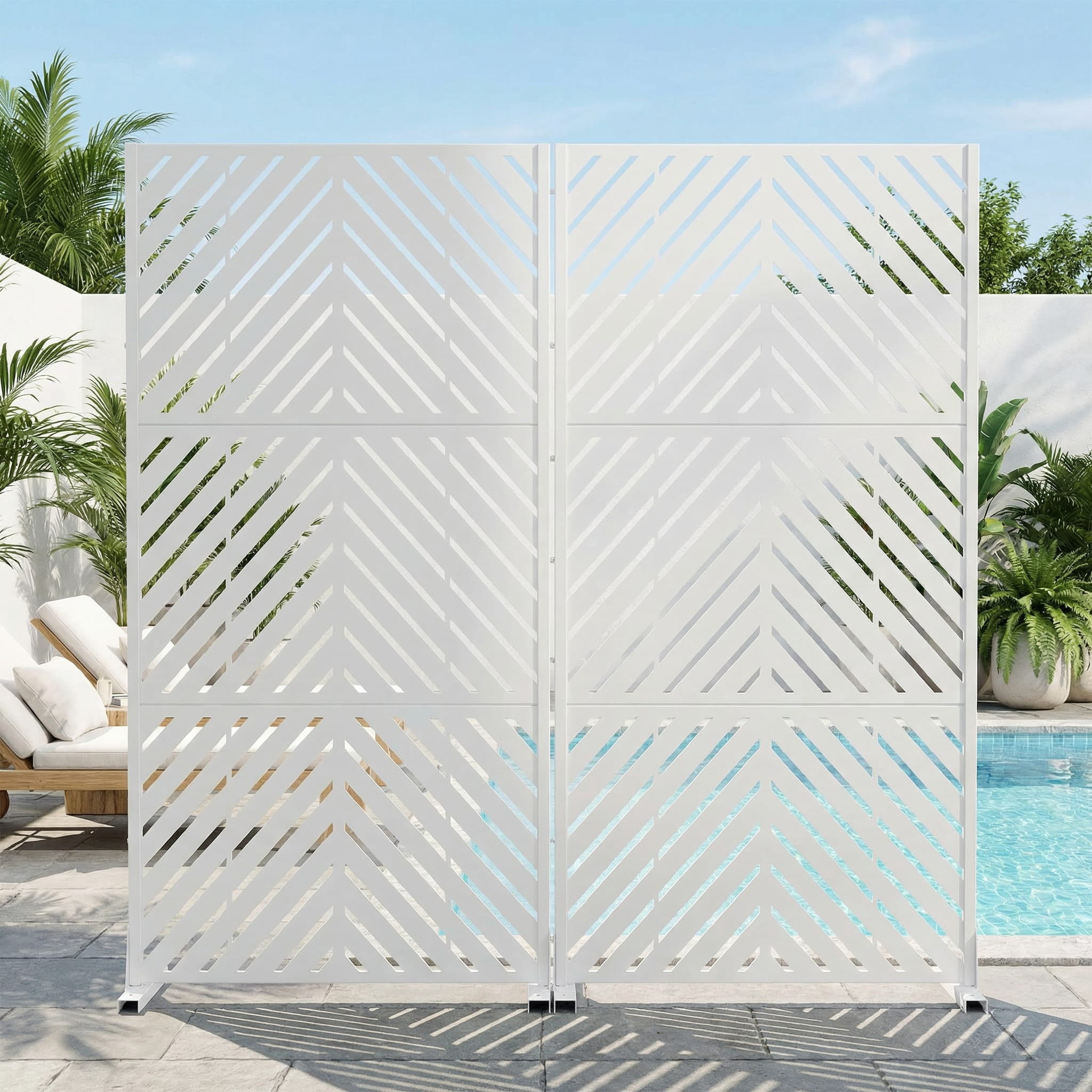 Privacy Metal Screen Fence Panel