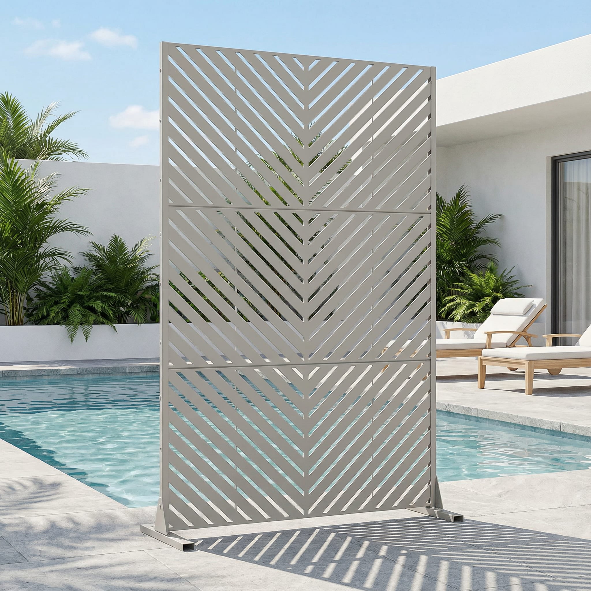 Privacy Metal Screen Fence Panel