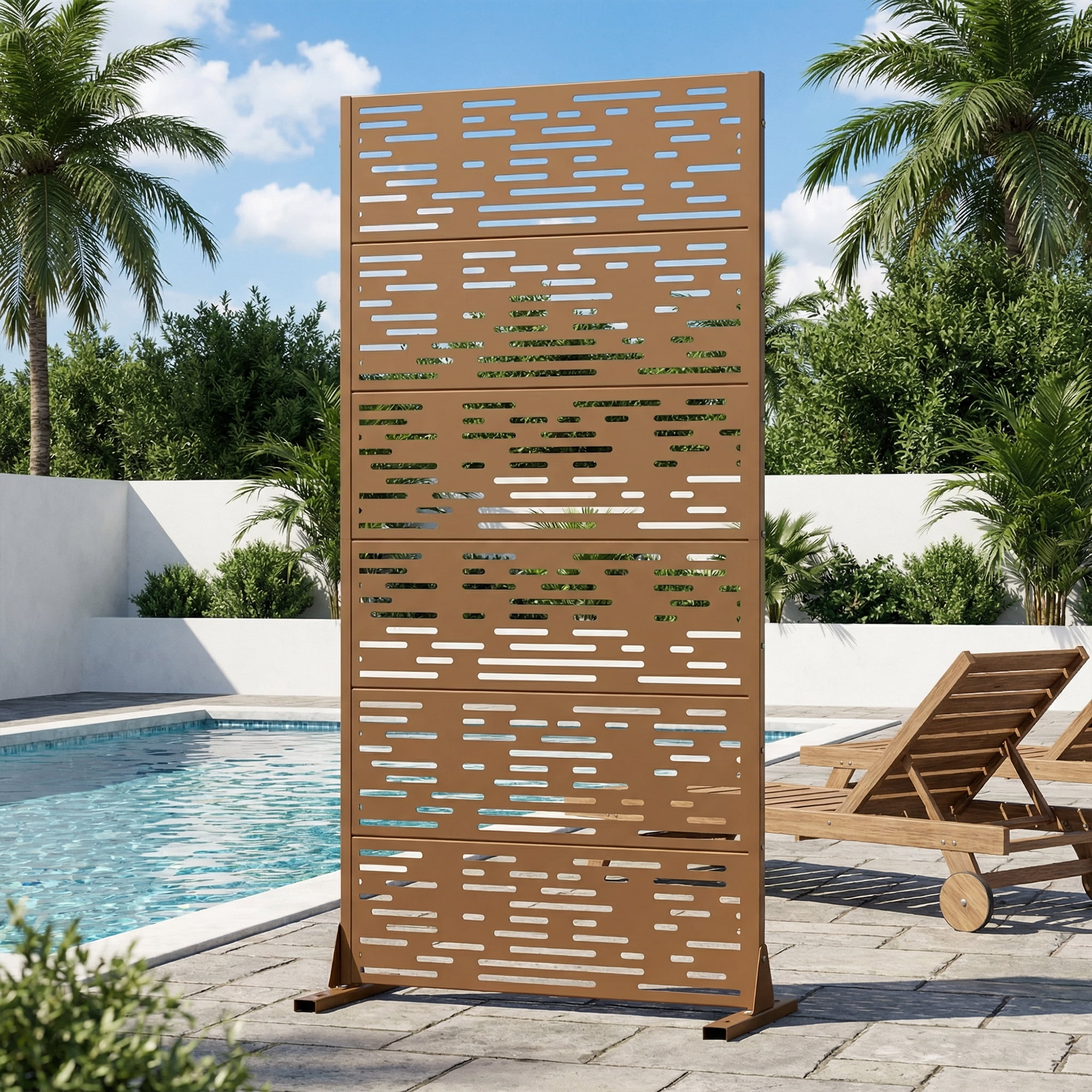 Privacy Metal Screen Fence Panel