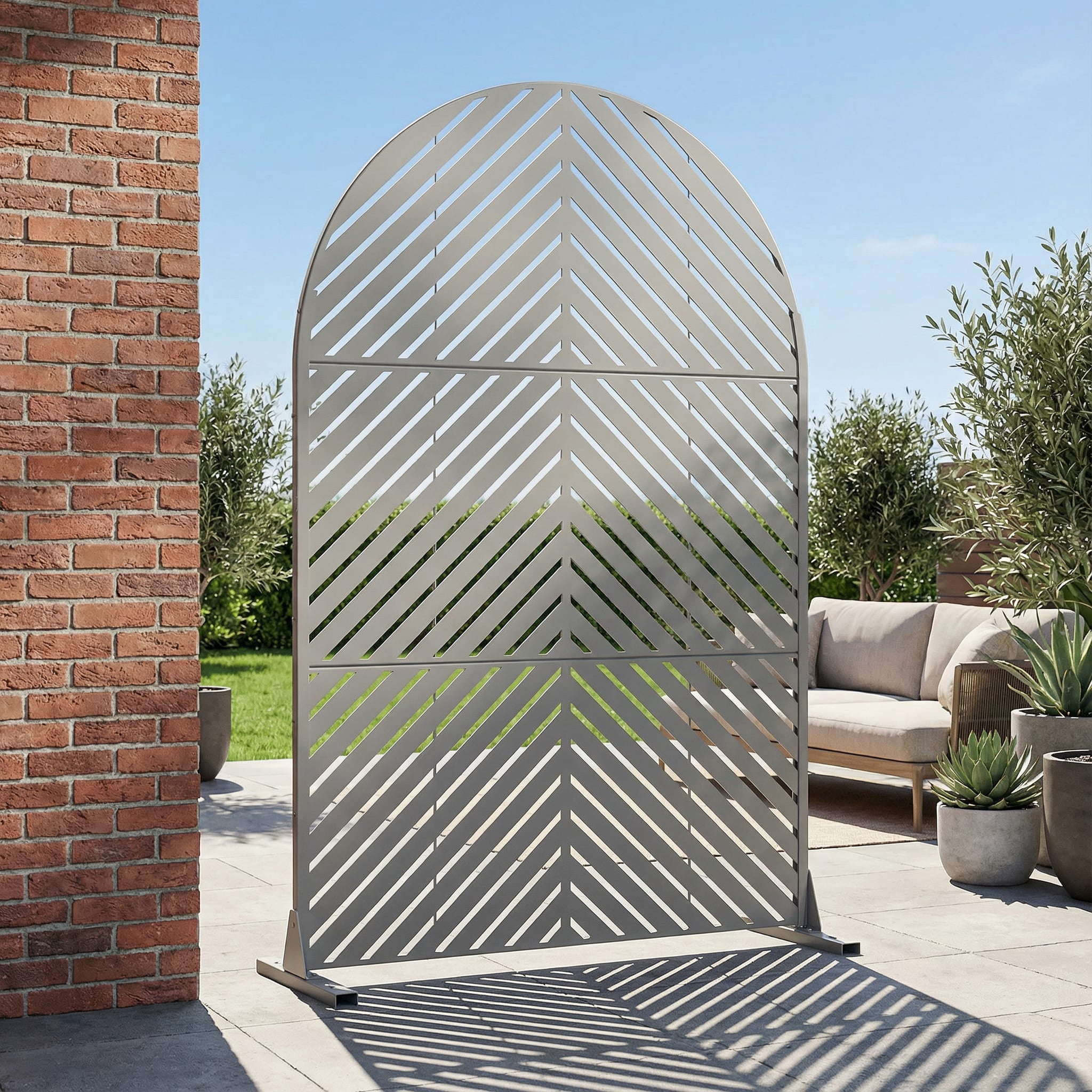 Privacy Metal Screen Fence Panel