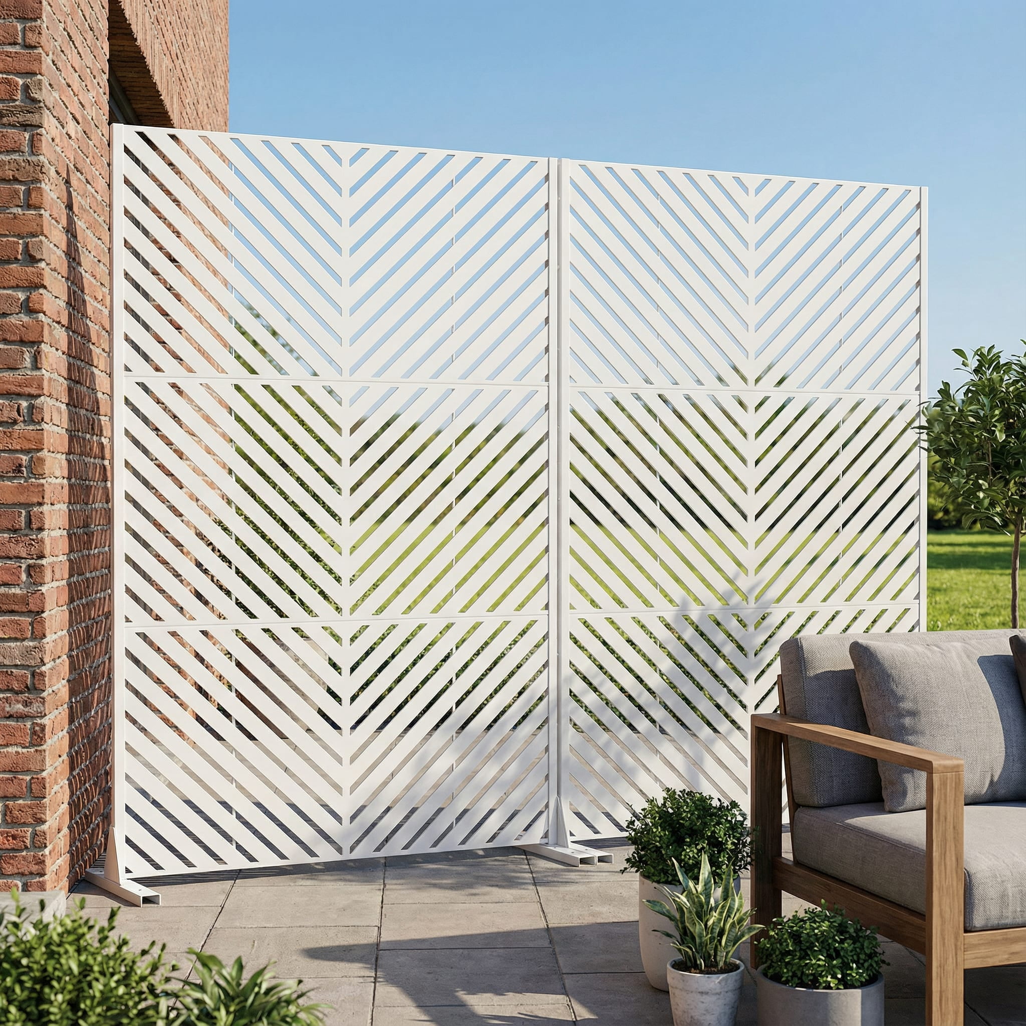 Privacy Metal Screen Fence Panel