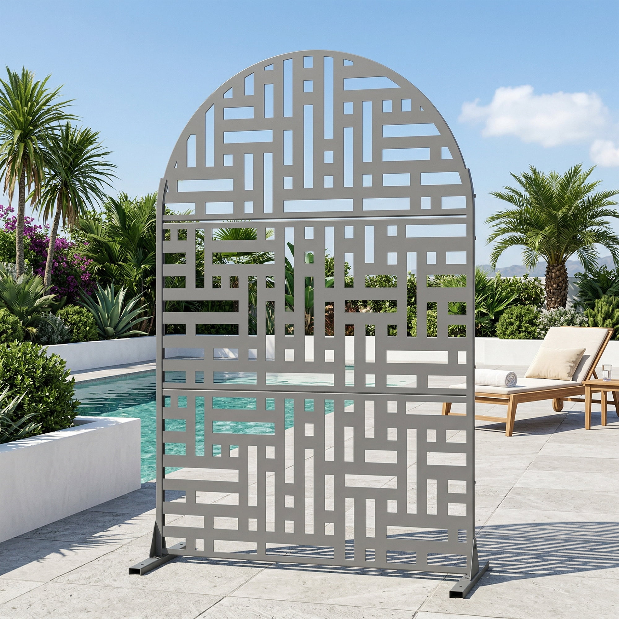 Privacy Metal Screen Fence Panel