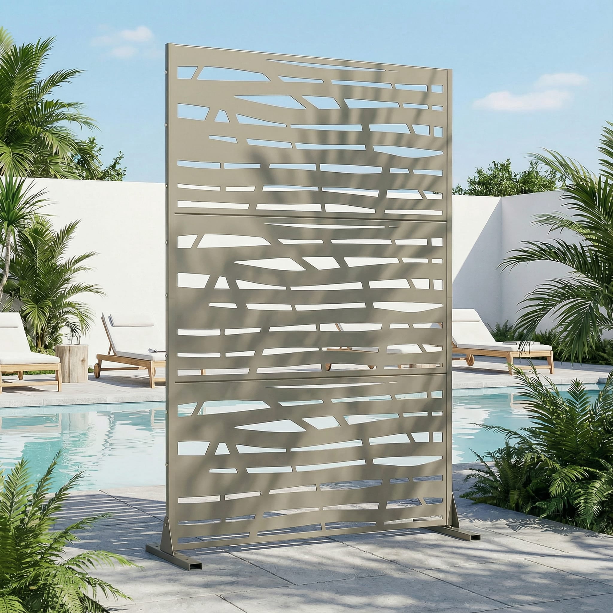 Privacy Metal Screen Fence Panel