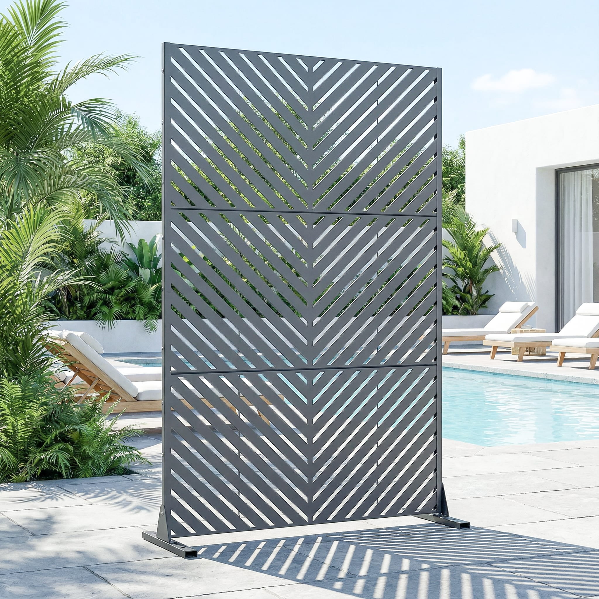 Privacy Metal Screen Fence Panel