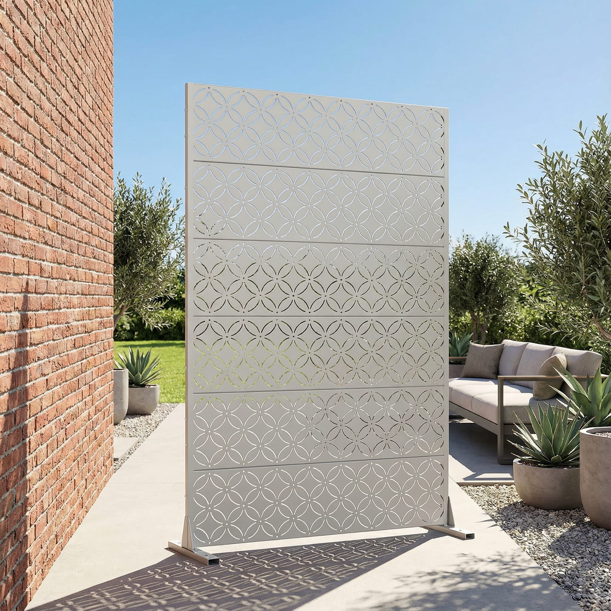 Privacy Metal Screen Fence Panel