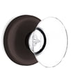 thumbnail image 1 of Privacy Oval Egg Crystal Door Knobs Venetian Bronze Round Rosette, 1 of 8