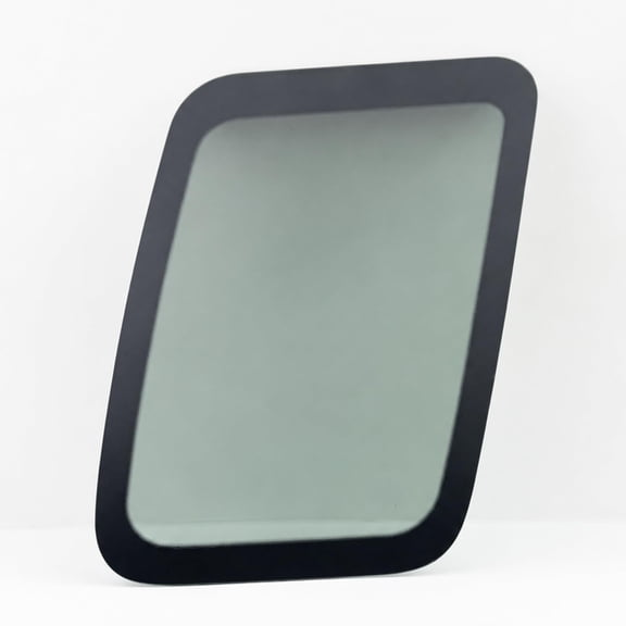 Privacy Passenger/Right Side Rear Quarter Window Glass With Glue Replacement For Ford Econoline Extended Van 1998-2016