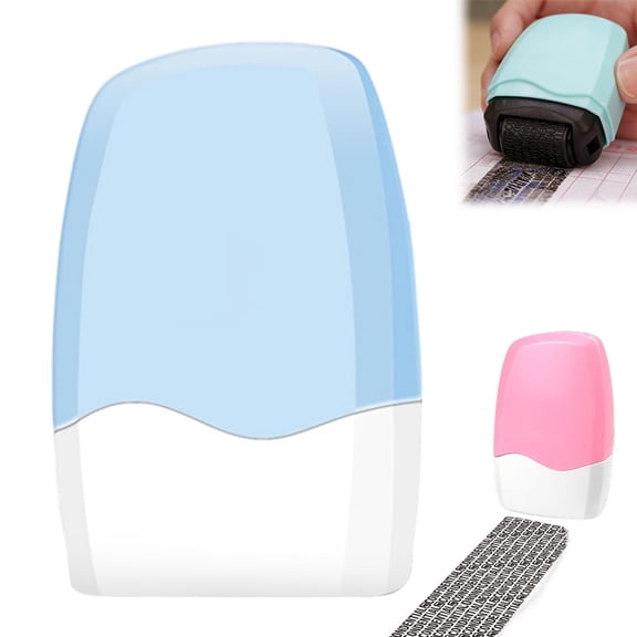 Privacy Protection Roller Stamp, Protect Your ID Roller Stamp, Confidential Stamp for Mail Address ID Blackout Privacy & Security