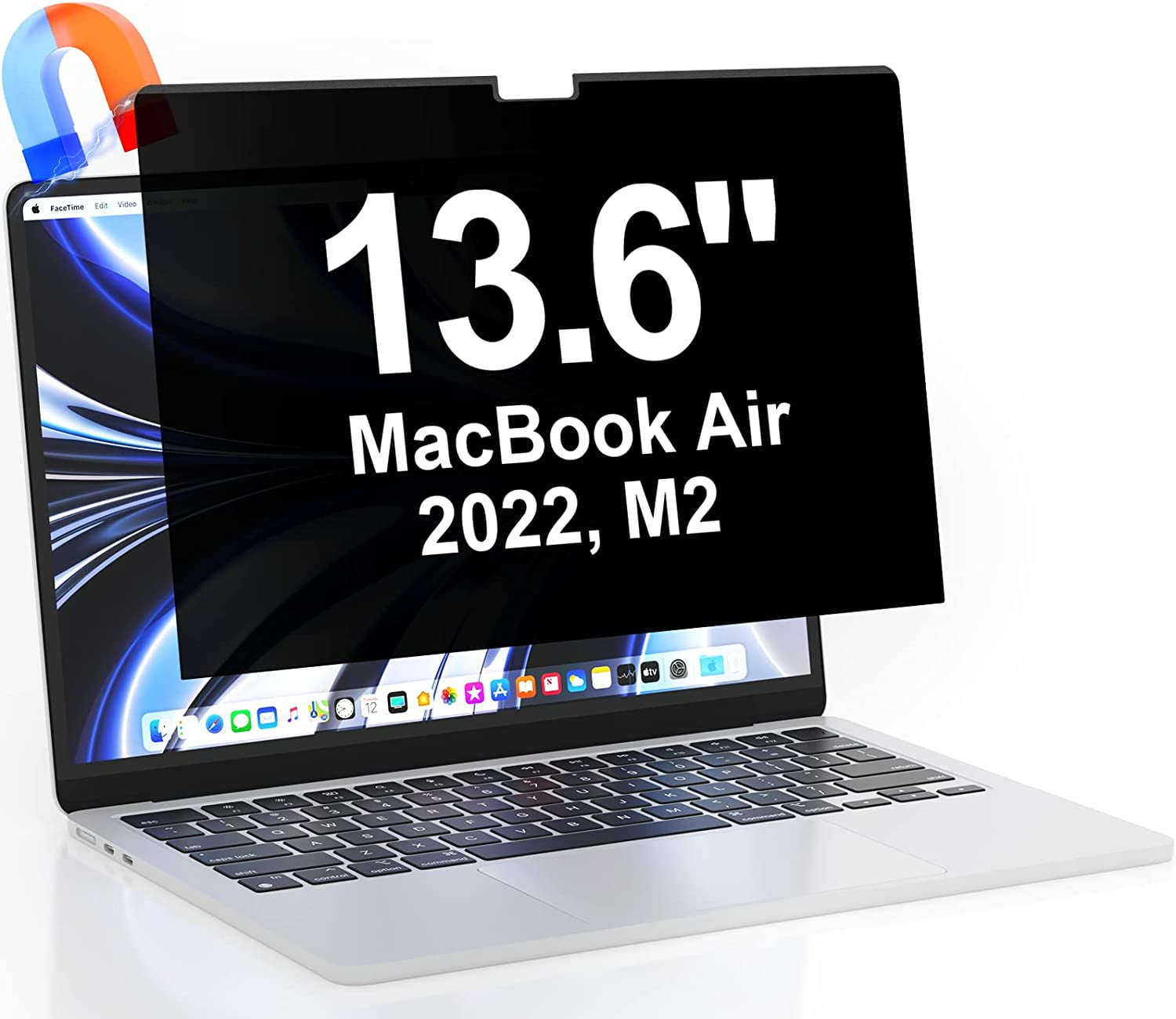 Compatible avec le MacBook Air 2022 de 13,6 po avec puce M2 A2681