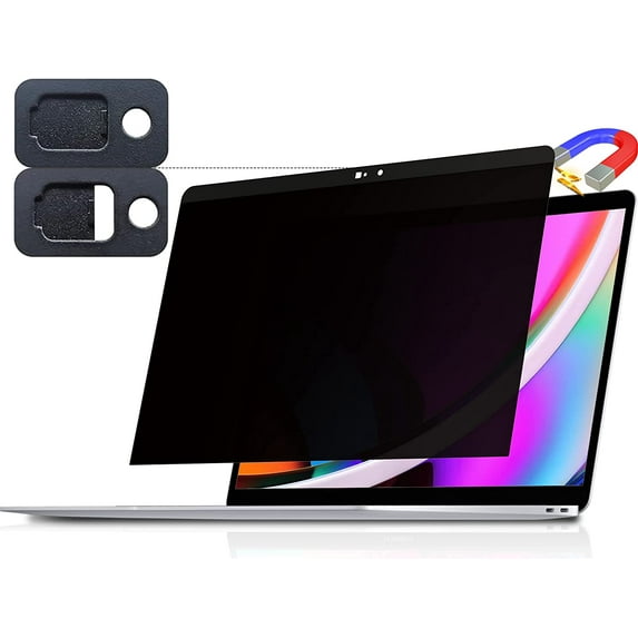 Privacy Screen MacBook Air 13 Inch (2010-2017), Magnetic Removable Anti Blue Light Glare Peep Filter Black out Screen Protector for Mac 13In Laptop Model (A1369, A1466)