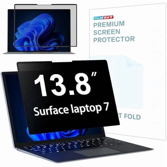 Privacy Screen for Microsoft Surface Laptop 13.8 inch 7th Generation Model 2036/2107, Anti-Spy Filter Anti-Glare (for Surface Laptop 7th 13.8" Privacy Screen Protector 2024)