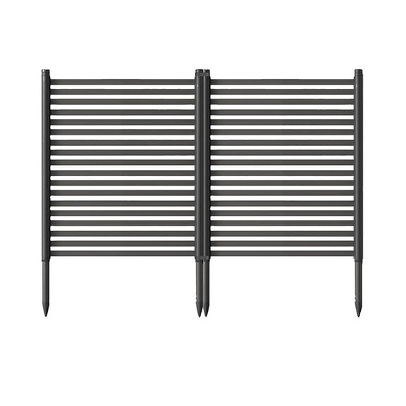 Privacy Screen Outdoor Garden Fence, 47x35 Inch 2-Panel Animal, Outdoor Fence, Decorative Landscape Edging for Flower Beds, Vegetable Gardens, Patio, Backyard, Lawn