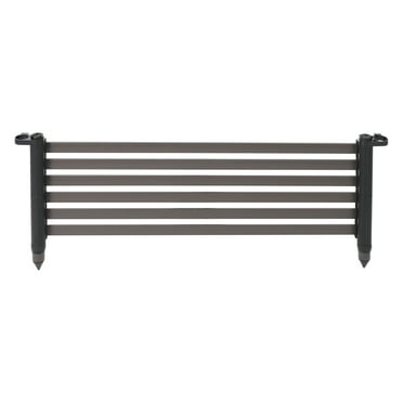 Privacy Screen Panel, 35.43 x 14.17 Inch Fence Privacy Screen Windscreen Cover Fabric Shade, Outdoor Freestanding 1 Steel Privacy Fence Raise Privacy Panel for Deck Yard Pool Patio Raised Cedar Garden