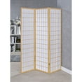 thumbnail image 1 of Privacy Screen Porch & Den Natural 3-Panel Room Divider Folding Shoji Screen,Partition Screen, 1 of 6