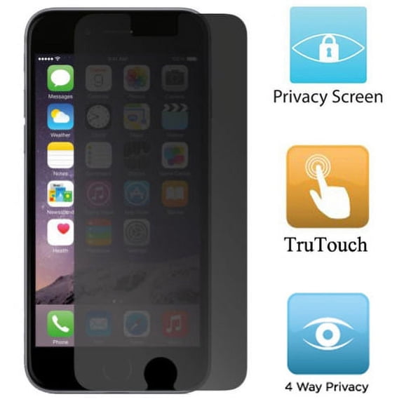 Privacy Screen Protector Anti-Peeping Anti-Spy for Sprint iPhone 6 Plus - AT&T iPhone 6 Plus