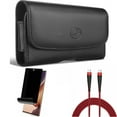 thumbnail image 1 of Privacy Screen Protector & Case Belt Clip & 10ft PD Cable for Samsung Galaxy Note 20 Ultra (6.9") - Combo with TPU Film Anti-Peep & Leather Swivel & Type-C to USB-C Charger Cord, 1 of 1