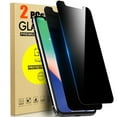 thumbnail image 1 of Privacy Screen Protector for Apple iPhone 11 Pro 2-Pack Shatterproof Tempered Glass Film 6.1", 1 of 6