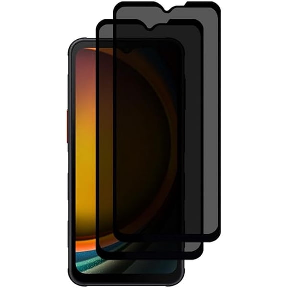 Privacy Screen Protector for Samsung Galaxy XCover7 Pro, 2-pack Anti-spy Anti-Scratch Tempered Glass Protector for Samsung Galaxy XCover7 Pro