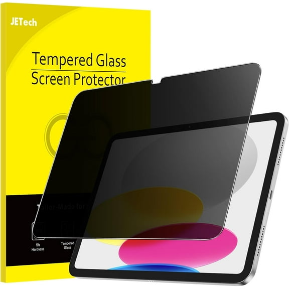 Privacy Screen Protector for iPad (A16) 11th/10th Generation (2025/2022), Anti-Spy Tempered Glass Film