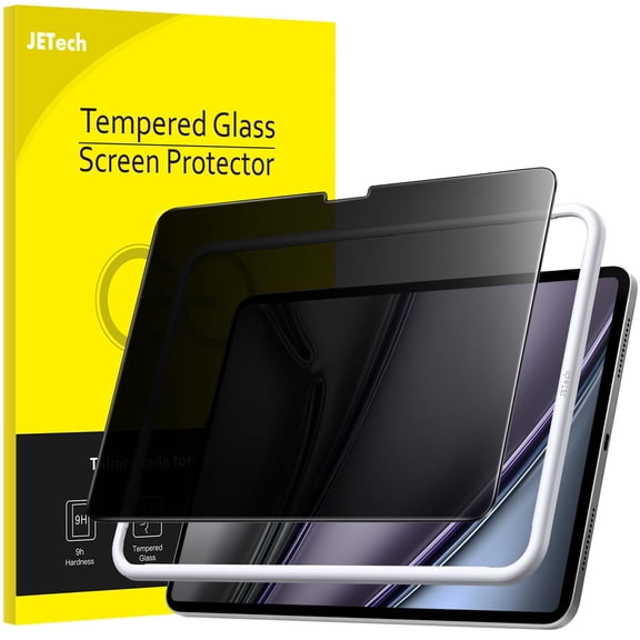 Privacy Screen Protector for iPad Air 13-Inch M3/M2 (2025/2024) with Easy Installation Tool, Anti-Spy Tempered Glass Film, 1-Pack