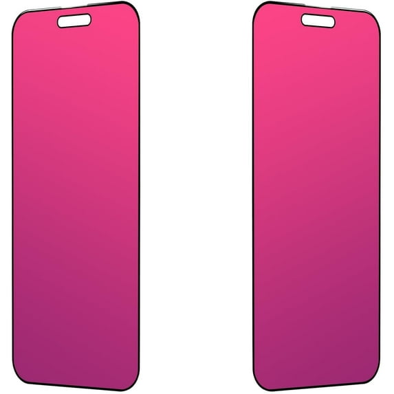 Privacy Screen Protector for iPhone 17 Pro Max, 6.9 inch Gradient Anti-Blue Light Tempered Glass - 2 Packs