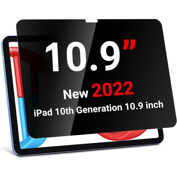 Privacy Screen Protector for iPad 10th Generation 10.9 Inch Display 2022 A2696/A2757/A2777,Anti Blue Light-Anti-Spy Matte PET Film for iPad 10.9" 10th Gen 2022