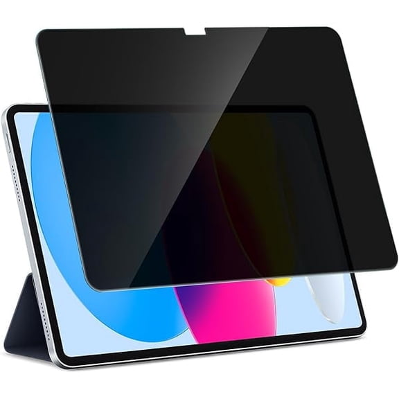 Privacy Screen Protector for iPad 11th Generation (A16) 2025/ 10th Gen 2022, Anti-Spy Tempered Glass Film for iPad A16, Touch SensitiveBubble Free, Case Friendly, 1 Pack