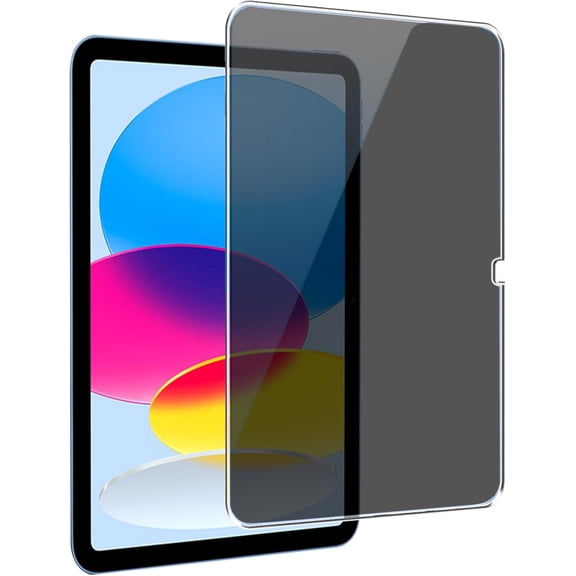 Privacy Screen Protector for iPad A16 11th 2025 (11 Inch) / 10th Generation 2022 (10.9 Inch) 9H Tempered Glass [Face ID & Apple Pencil Compatible] HD Clear Case Friendly