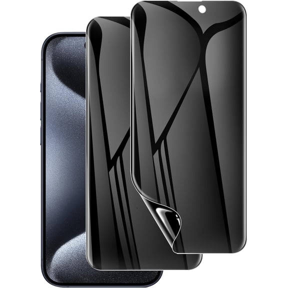 Privacy Screen Protector for iPhone 17 Pro Max 2 Pack, Anti-Spy, Non-Glass, Self-Healing, Scratch-Resistant, Case Friendly, Like Original Touch Sensitivity