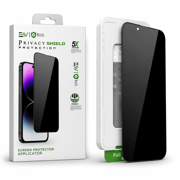 Privacy Screen Protector for iPhone, Anti Spy Tempered Glass with Bubble-Free Installation Kit, Edge-to-Edge Scratch Resistant HD Privacy Film for iPhone 16 & 17 Series