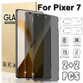 thumbnail image 1 of Privacy Screen Suitable For Google Pixel 7  Tempered Glass Screen Protector, 2 Packs Of Screen Protectors And 2 Packs Of Camera Protectors, Compatible With Fingerprint Id, High-Definition ﻿, 1 of 6