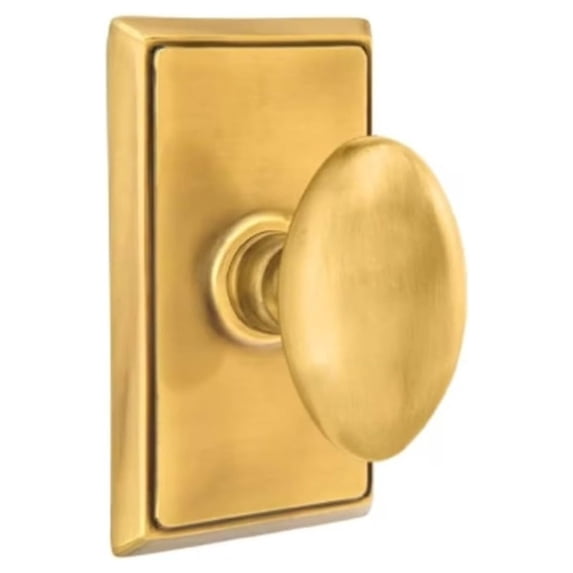 Privacy Set, Rectangular Rosette, Egg Knob (French Antique)