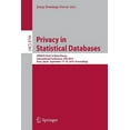 thumbnail image 1 of Privacy in Statistical Databases: UNESCO Chair in Data Privacy, International Conference, Psd 2014, Ibiza, Spain, Septem, (Paperback), 1 of 1